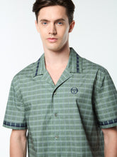 Load image into Gallery viewer, Quadretto Cabana Shirt- Duck Green