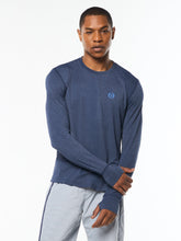 Load image into Gallery viewer, Attivo Damarindo Long Sleeve Tee- Maritime Blue