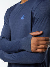 Load image into Gallery viewer, Attivo Damarindo Long Sleeve Tee- Maritime Blue