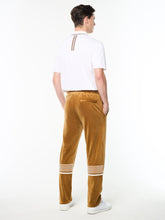 Load image into Gallery viewer, Damarindo Velour Track Pant- Bronze Brown
