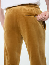 Load image into Gallery viewer, Damarindo Velour Track Pant- Bronze Brown