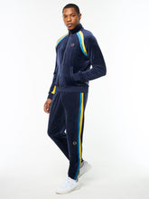 Load image into Gallery viewer, Banda Velour Track Jacket- Maritime Blue