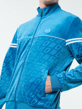 Load image into Gallery viewer, Bandiera Track Jacket- Mykonos Blue