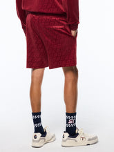 Load image into Gallery viewer, Bandiera Debossed Velour Short-Rhubarb