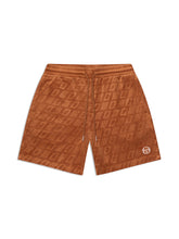 Load image into Gallery viewer, Bandiera Debossed Velour Short-Sugar Almond