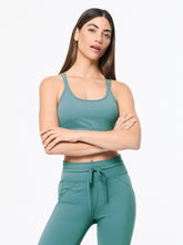 Load image into Gallery viewer, Silvia Sports Bra- Duck Green