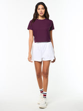 Load image into Gallery viewer, Eva Cropped Top- Potent Purple