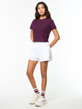 Load image into Gallery viewer, Eva Cropped Top- Potent Purple