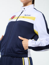Load image into Gallery viewer, Women's Corsa Track Jacket- Maritime Blue