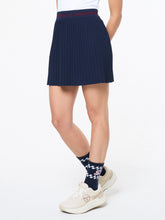Load image into Gallery viewer, Nota Knit Skirt- Maritime Blue