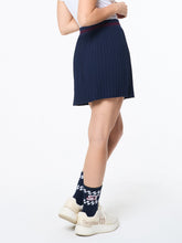 Load image into Gallery viewer, Nota Knit Skirt- Maritime Blue
