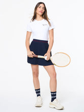 Load image into Gallery viewer, Nota Knit Skirt- Maritime Blue