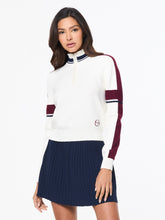 Load image into Gallery viewer, Nota Knit Quarter Zip- Gardenia
