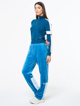 Load image into Gallery viewer, Nota Knit Quarter Zip- Mykonos Blue