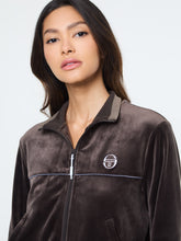 Load image into Gallery viewer, Leta Velour Jacket- Mulch