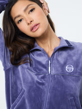 Load image into Gallery viewer, Leta Velour Jacket-Heron