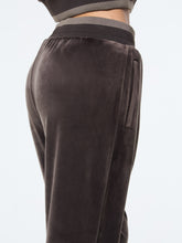 Load image into Gallery viewer, Leta Velour Pant- Mulch