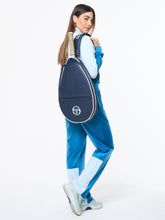 Load image into Gallery viewer, Lina Velour Track Jacket- Baby Blue
