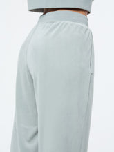 Load image into Gallery viewer, Lina Velour Track Pant- Green Gables