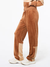 Load image into Gallery viewer, Lina Velour Track Pant- Candied Ginger