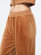 Load image into Gallery viewer, Lina Velour Track Pant- Candied Ginger