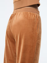 Load image into Gallery viewer, Lina Velour Track Pant- Candied Ginger