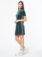 Load image into Gallery viewer, Lina Velour Dress- Green Gables