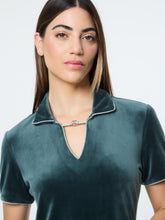 Load image into Gallery viewer, Lina Velour Dress- Green Gables