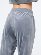 Load image into Gallery viewer, Lina Velour Track Pant- Quiet Shade