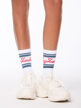 Load image into Gallery viewer, Classico Script Sock-Brilliant White
