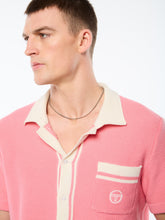 Load image into Gallery viewer, Fratelli Crochet Cabana Polo-Geranium Pink
