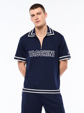 Load image into Gallery viewer, Tito Short Sleeve Polo-Maritime Blue