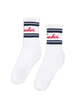 Load image into Gallery viewer, Classico Script Sock-Brilliant White