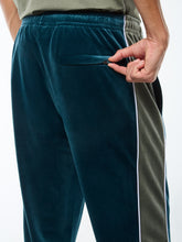 Load image into Gallery viewer, Forato Velour Track Pant-Mediterranea