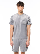 Load image into Gallery viewer, Cresta Velour Pocket T-Shirt-Sleet
