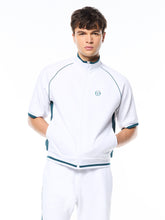 Load image into Gallery viewer, Pannello Short Sleeve Track Jacket-Brilliant White