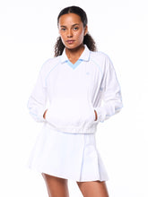 Load image into Gallery viewer, Doni Long Sleeve Polo-Brilliant White