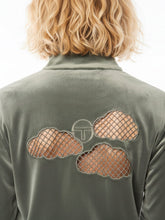 Load image into Gallery viewer, Nuvola Velour Track Jacket-Agave Green
