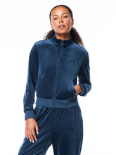 Load image into Gallery viewer, Nuvola Velour Track Jacket-Key Largo