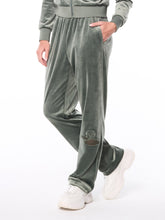 Load image into Gallery viewer, Nuvola Velour Track Pant-Agave Green