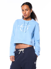 Load image into Gallery viewer, Piano Crewneck-Della Robbia Blue