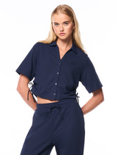 Load image into Gallery viewer, Mattea Cabana Shirt-Maritime Blue
