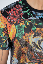 Load image into Gallery viewer, Men's Cotton Black Rhinestone T-shirt