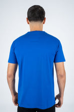 Load image into Gallery viewer, Men's Cotton Royal Blue Rhinestone T-shirt