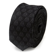 Load image into Gallery viewer, Star Wars Darth Vader Black Skinny Tie
