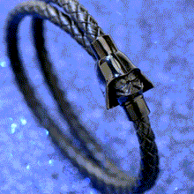 Load image into Gallery viewer, Star Wars Darth Vader Double Wrap Bracelet