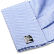 Load image into Gallery viewer, Star Wars Princess Leia and Han Solo "I Love You / I Know" Cufflinks with Hidden Message Tie Bar Gift Set