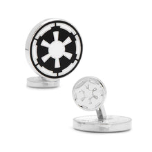Load image into Gallery viewer, Star Wars Imperial Crest Cufflinks and Tie Bar Gift Set
