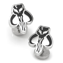 Load image into Gallery viewer, Star Wars Mandalorian Mythosaur Cufflinks and Tie Bar Gift Set