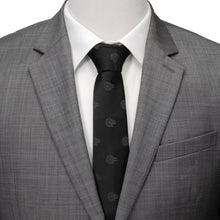 Load image into Gallery viewer, Star Wars Millennium Falcon Black Tonal Tie